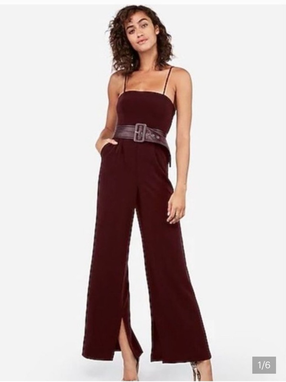 Express Negin Mirsalehi Purple Jumpsuit Size 4